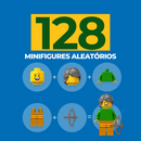 Crie Seu Próprio Minifigure – Peças Personalizáveis 16/40/72/128 Peças