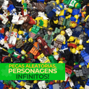 Crie Seu Próprio Minifigure – Peças Personalizáveis 16/40/72/128 Peças