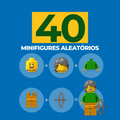 Crie Seu Próprio Minifigure – Peças Personalizáveis 16/40/72/128 Peças
