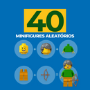 Crie Seu Próprio Minifigure – Peças Personalizáveis 16/40/72/128 Peças