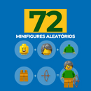 Crie Seu Próprio Minifigure – Peças Personalizáveis 16/40/72/128 Peças