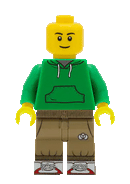 Crie Seu Próprio Minifigure – Peças Personalizáveis 16/40/72/128 Peças